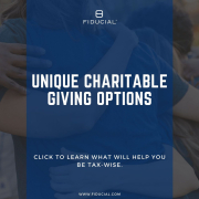 Unique Charitable Giving Options cover