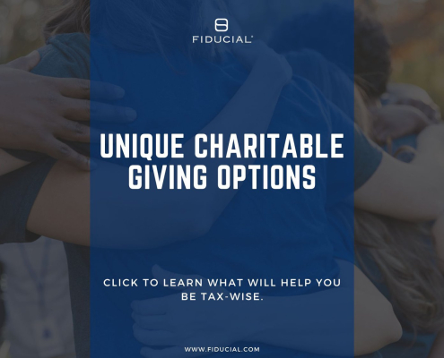 Unique Charitable Giving Options cover