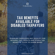 Tax Benefits Available for Disabled Taxpayers cover