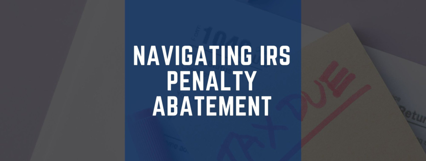 Penalty Abatement