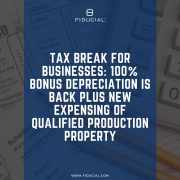 Tax Break for Businesses: 100% Bonus Depreciation is Back cover